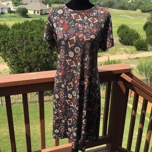 LuLaRoe Carly A-line dress: size XL (16-18)